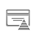 credit,card,pyramid icon