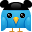 small,tweetle,world,globe,earth icon