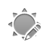 sun,pencil icon