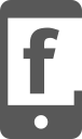 chat, device, facebook, mobile, social svg vector icon