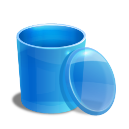 blue,recycle,bin,empty,blank icon