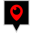 brand, logo, periscope, social svg vector icon