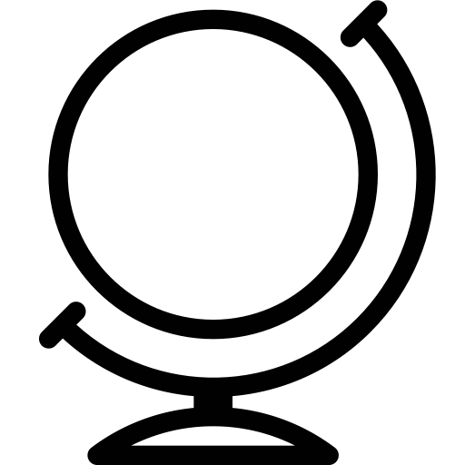 Globe svg vector icon