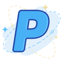 media, paypal, social svg vector icon