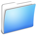 blue, folder icon