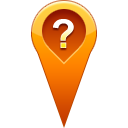 location, pin, question icon