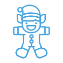 child, christmas, elf, game, santa, toy, winter svg vector icon