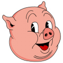 old,porky,color icon