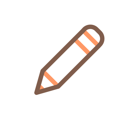 Pencil svg vector icon