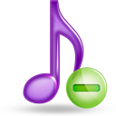 music,minus icon