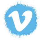 colour, media, set, social, spray, vimeo icon