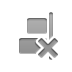 align,vertical,right,cross icon