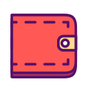 cash, coin, finance, money, outline, payment, traveling, wallet svg vector icon