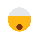 emoji, face, islam, muslim, shocked face svg vector icon