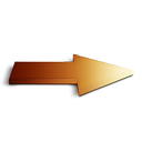 orange, suivant icon