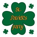 ad, advertisement, celebrating, hard, party, patrick, saint svg vector icon