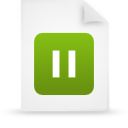 document, file, green, paper icon