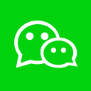 colored, high quality, media, social, social media, square, wechat svg vector icon