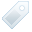 tag, white icon