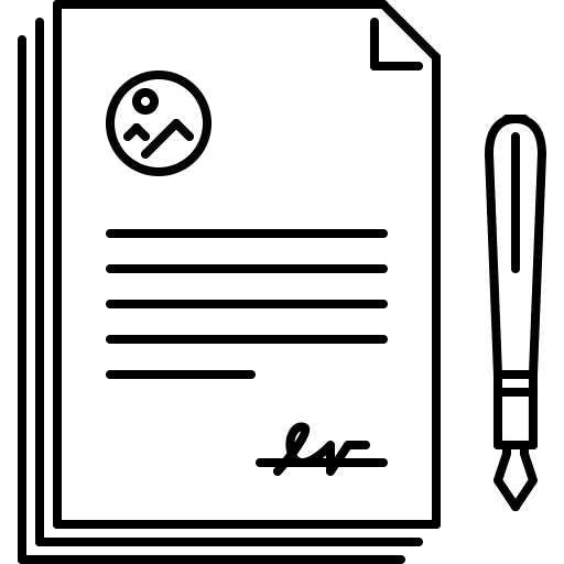 Agreement, Contract, A4 Paper svg vector icon