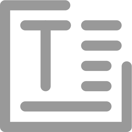 Text svg vector icon