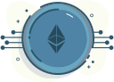 crypto, crypto currency, cryptocurrency, ethereum svg vector icon
