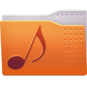 folder, sounds icon