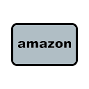 amazon, online payment, online transaction, payment method svg vector icon