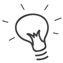 bulb, idea, light icon