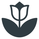 flower, spring, tulip svg vector icon