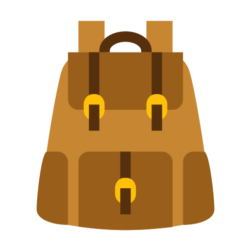 Rucksack svg vector icon