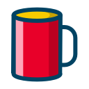 cofee, drink, glass svg vector icon