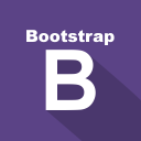 boostrap, front-end, long shadow, preprocessor, web svg vector icon