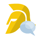 trojan,speech,bubble icon