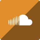 cloud, gloss, media, social, sound, square svg vector icon