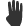 fingers, four icon