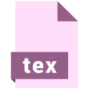 document, extension, file, format, tex svg vector icon