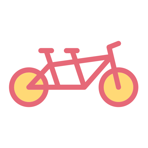 Tandem svg vector icon