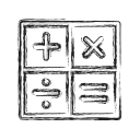 accounting, calculate, math, productivity, shape, social svg vector icon