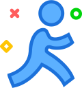aim, brand, logo, network, social svg vector icon