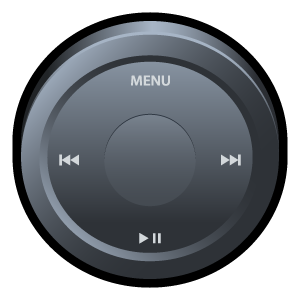 ipod,black,badge icon