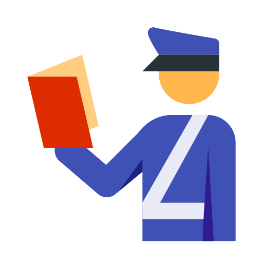 Customs Officer svg vector icon