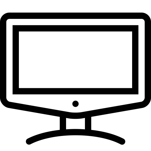 Screen svg vector icon
