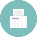 device, electronics, fax, paper, printer, telegram, telephone svg vector icon