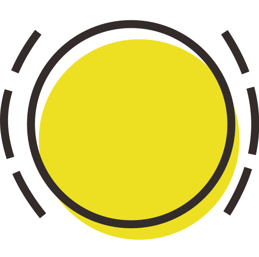 Brake Disc Indicator Light svg vector icon