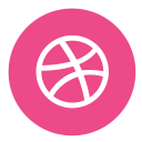 circle, color, dribbble svg vector icon