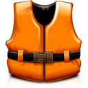system,config,securitylevel,help,life vest,orange,rescue,support,configure,configuration,preference,option,setting icon