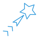 astronomy, shoot, shooting, star, stargaze svg vector icon