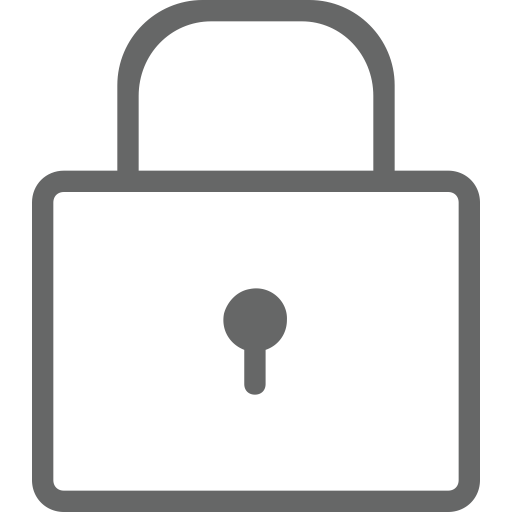 Lock svg vector icon