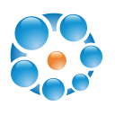 ball, balls, blue, concept, connection svg vector icon